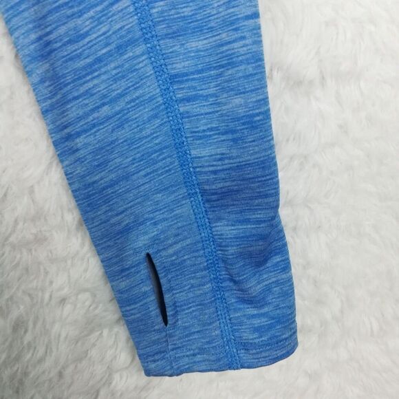 Under Armour Womens Coldgear Active Cozy Blue Heather Long Sleeve Athleisure S - Picture 3 of 10